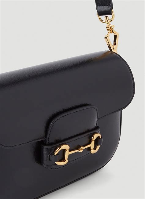 gucci horsebit black bag|gucci horsebit bag price.